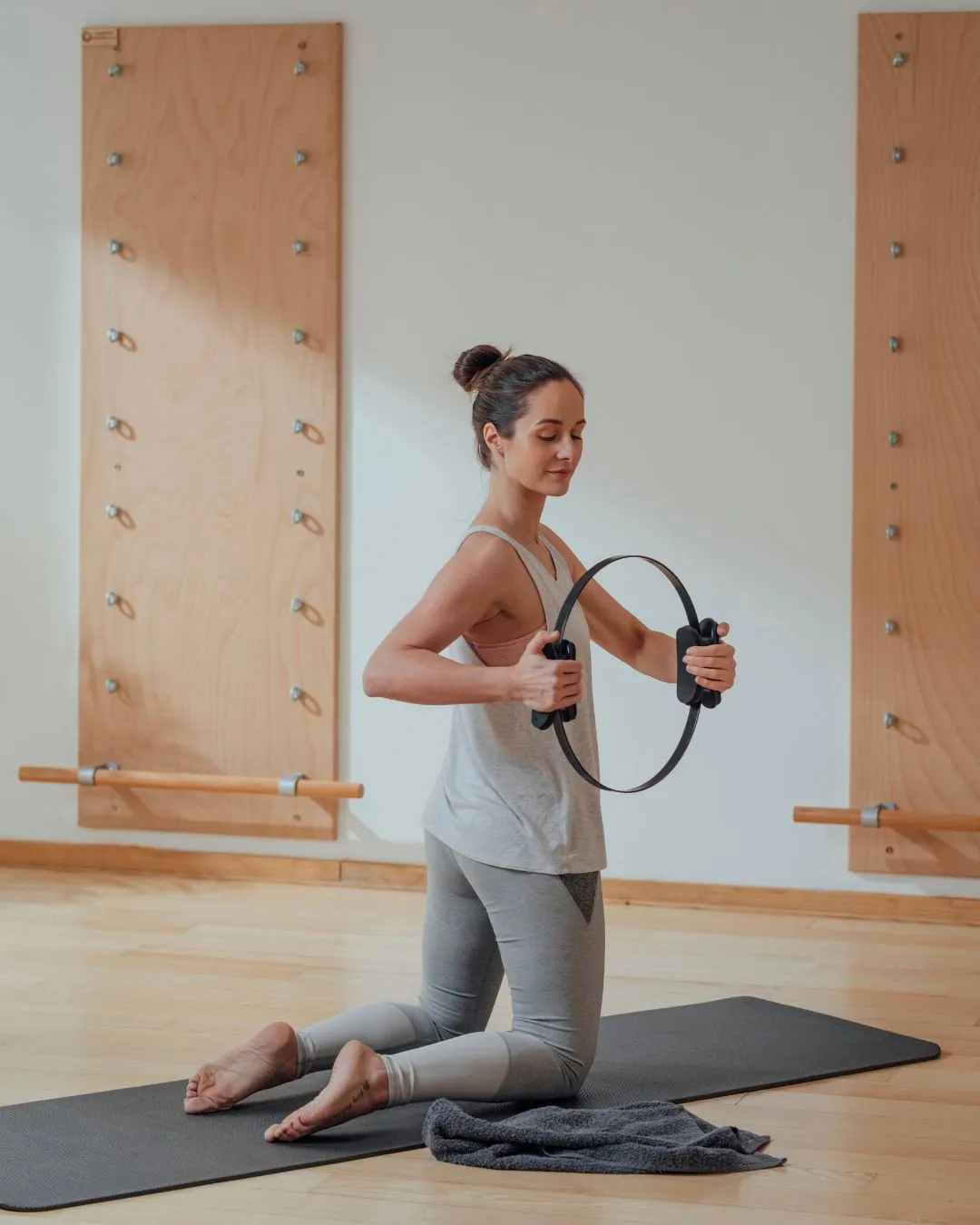 Sessão de Pilates Clínico